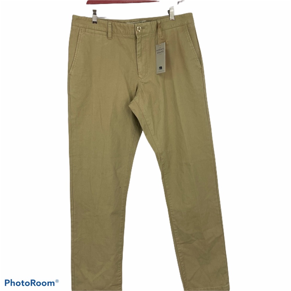 Normal Brand straight leg khaki pants 34 x 34